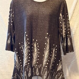 Boho Asym Tunic Top 3XL